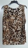 Ladies Patterned Sleeveless Pullover Knit Sweater