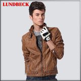 New Fashion PU Jacket for Men 2018
