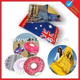 Promotion Advertising Cotton Microfiber Printed Round Beach Towel