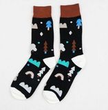 Custom Fashion Knee High Cotton Unisex Sock