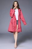 Waterproof Raincoat Rainproof for Women Lady Hooded Long Rain Jacket Breathable Rain Coat Poncho Outdoor Rainwear 2018