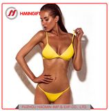 Hot Selling Solid Color Sexy Swimwear Multicolor Strap Split Women's Bikini Beach Swimsuit