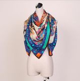 Custom Digital Printing 100% Wool Scarf