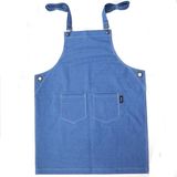 Blue Color Denim Fabric Promotional Garden Bib Apron