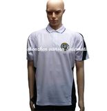 Men's White Custom Polo T-Shirt