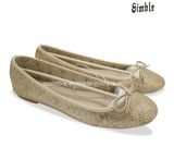 Brand Comfort Flat Soft PU Ballerina Lady Shoes with Bowknot