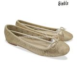 Brand Comfort Flat Soft PU Ballerina Lady Shoes with Bowknot