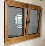 Glass Aluminium Framed Arched Tilt and Turn Casement Window