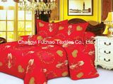 King Size Printed Polyester Quilt Cover Faric for Bedding Set