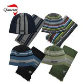 Lambretta Men's Winter Reversible Beanie Hats$Scarf (LW-053)