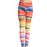 Custom Womens Sublimated Running Gym Fitness Pants with Lycra