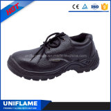 Men Leather Steel Toe PU Sole Safety Working Shoes
