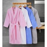 Promotional Hotel/Home Cotton Velvet Bathrobe, Pajama, Nightwear
