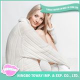 Ladies Fashion Knitting Alpaca Cropped Wool Cashmere Sweater