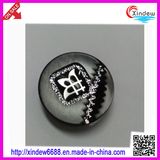 Black Plastic Fashion Women Coat Buttons (XDJZ-082)