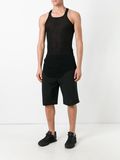 Men's Plain Tank Top in Black