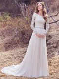 Amelie Rocky 218 Chiffon Long Sleeve A Line Wedding Dress