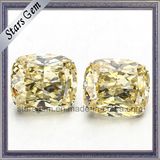 Cushion Canary Diamond Color Cubic Zirconia