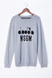 Men'fashion Popular Loose Fit Sweater with Round Neck