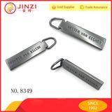 Quality Black Color Fancy Logo Zipper Pulls