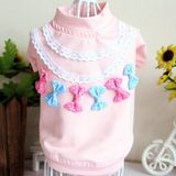 Pet Shirt Pet Lovey Skirt with Bowknot