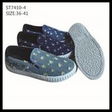 Latest Design Injection Women Canvas Shoes Leisure Shoes (ST7410-4)