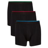 High Quality Soft Cotton Fabric Black Plain Fashion Men Boxer