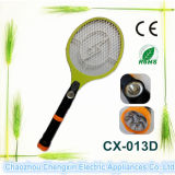 Rechargeable Electronic Mosquito Swatter with Flashlight
