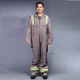 100% Cotton Zip Front Long Sleeve Safety Workwear (BLY1003)