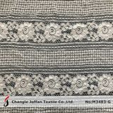 Fashion Embroidery Cotton Lace Fabric for Garment Accessories (M3483-G)