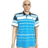 Custom Good Quality Women Striped Cotton Polo Shirt