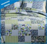 Spring Time Floral Printed Polyester Patchwork Quilt