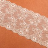 Fashion Design Gold/White Floral Embroidery Lace