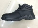 Men Leather Slip-Resistant Work Boots Military Safety Shoes