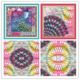 Digital Printing Summer Lady Vintage Silk Scarf (F13-0002)
