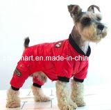 Doggy Outerwear Fleece Hooded Dog Coat