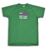 100% Polyester Men's Embroidery T Shirt