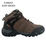 Cow Suede Leather Brand Hiking Shoes Comfortable Making