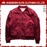 Customised Fashionable Burgandy Flight Jacket Cheap (ELTWBJI-11)