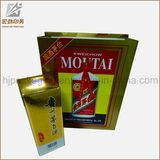 Wholesale Promotional Cardboard Shopping Paper Bag with Logo UV Black Ribbon Belt