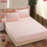 Microfiber Polyester Solid Color Bedsheet Sets, Fitted Sheet