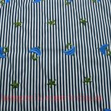 Cotton Polyester Embroider Fabric for Dress Shirt Skirt Children Wear