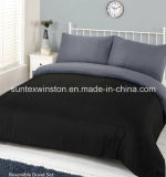 100% Polyester Reversible Dyed Duvet Cover Sets