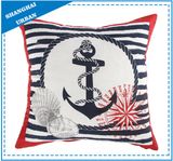 Home Decoration Sailing Theme Printed Throw Pillow