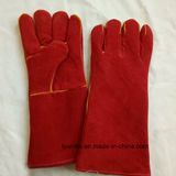 Cow Split Leather Industrial Working Long Welding Hand Gloves