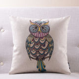 70%P+30%C Transfer Printed Owl Pillow (SPL-716)