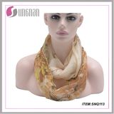 Rural Printed Imitated Silk Neck Scarf Fashionable Scarf (SNQ113)