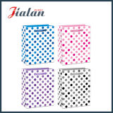 White Paper & Colorful Round Dots Daily Shopping Gift Paper Bag