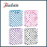 White Paper & Colorful Round Dots Daily Shopping Gift Paper Bag