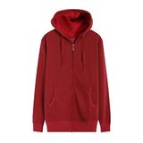 Wholesale 100% Micro Fiber Work Man Casual Wear Front Zipper Hoodies